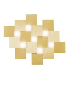 Grossmann LED-Deckenleuchte CREO 60x50cm Messing matt 77-770-058