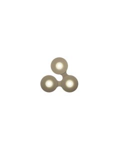 3er-LED-Wand-/Deckenleuchte DISC gold