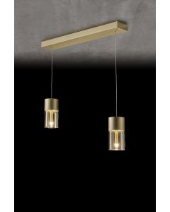 2er-LED-Pendelleuchte AURA