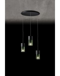 3er-LED-Pendelleuchte AURA Rondell