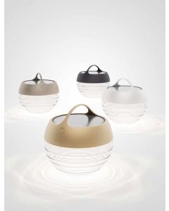 LED-Akku-Solar-Tischleuchte AQU