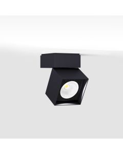 IP44.de LED-Deckenspot PRO S schwarz (eckig) 91810-S-BL