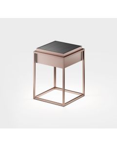 LED-Akku-Solar-Tischleuchte QUA Bronze