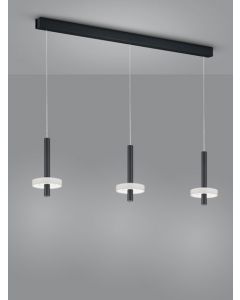 LED-3er-Pendelleuchte KEA schwarz