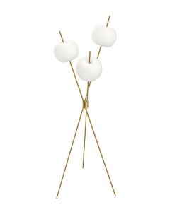LED-Stehleuchte KUSHI FLOOR Messing