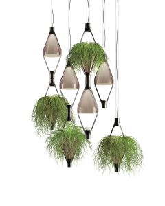 LED-Einzelpendel VICEVERSA 2 Rauchgrau