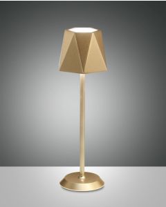 LED-Akku-Tischleuchte KATY gold