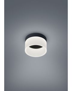 LED-Deckenleuchte LIV Schwarz matt 15 cm