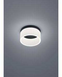 LED-Deckenleuchte LIV Schwarz matt 20 cm