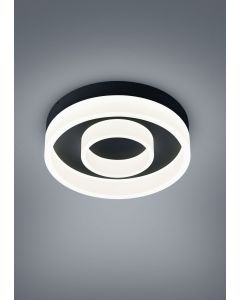 LED-Deckenleuchte LIV Schwarz matt 30 cm