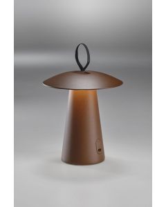 LED-Akku-Tischleuchte BUDDY braun