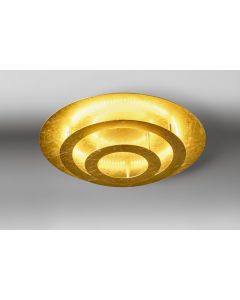 LED-Deckenleuchte CIRCLE 40cm Blattgold
