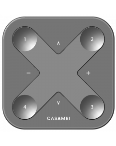 Casambi Xpress schwarz Fernbedienung Wandschalter Funkschalter 60-626-10-23