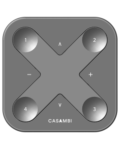 Casambi Xpress schwarz Fernbedienung Wandschalter Funkschalter 60-626-10-23