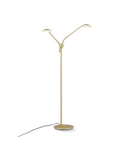 LED-Leseleuchte COBRA Messing matt