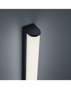 LED-Wandleuchte PONTO Schwarz matt 120 cm