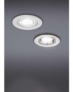 LED-Einbaustrahler HALED weiß/Nickel