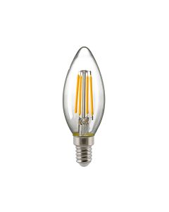 4,5W LED-Filament Kerze klar E14 2700K dimmbar