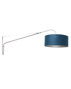 Wandleuchte ELEGANT CLASSY Stahl Blau 50cm