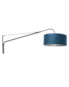 Wandleuchte ELEGANT CLASSY Schwarz Blau 50cm