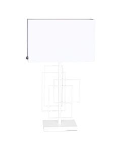 Tischleuchte PARAGON 69cm weiß