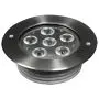 LED-Bodeneinbaustrahler IP67 R240V 6x3W 45° WW silber thumbnail
