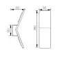 Knapstein LED-Wandleuchte ADA Nickel 21.852.05 thumbnail