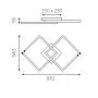 Knapstein LED-Deckenleuchte LINA Nickel 91.368.05 thumbnail