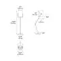 Diesel Stehleuchte FORK ivory/grau 505014 thumbnail
