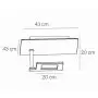 Elesi Luce LED-Deckenleuchte Like Q Ceiling Lamp 30x30 cm/43x43 cm 04603/04604 thumbnail