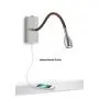 GKS Knapstein LED-Wandleuchte ASTA Nickel matt/schwarz 21.840.57 thumbnail