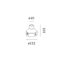Wever & Ducré Zubehör MAP / CHART 0.6 RECESSED GROUND HOUSING  90012201 thumbnail