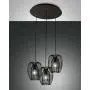 Fabas Luce 3er-Pendelleuchte CAMP Schwarz 50 cm 3677-47-101 thumbnail