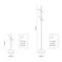 Light-Point LED-Stehleuchte SPIRIT schwarz/rosegold 270640 thumbnail