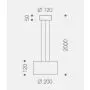Oligo TROFEO LED-Pendelleuchte weiß G42-886-14-21 thumbnail