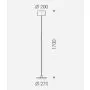 Oligo LED-Stehleuchte TROFEO Cashmere 44-886-21-51 thumbnail