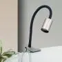 Orion LED-Klemmleuchte KURT Nickel matt Str 10-489 satin thumbnail
