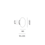 Wever & Ducré LED-Spiegelleuchte PERLEZ CLIP IP44 WALL SURF  392484+392584+392684 thumbnail