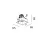 Wever & Ducré LED-Einbauleuchte PLANO CEILING REC 1.0 narrow 118541 thumbnail