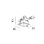 Wever & Ducré Einbaustrahler PLANO IP44 1.0 MR16 118410 thumbnail