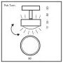 Top Light PUK TURN LED-Deckenleuchte (Up- & Downlight) 2-28001-LED 2-28002-LED 2-28003-LED 2-28004-LED 2-28005-LED 2-28006-LED 2-28007-LED thumbnail