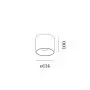 Wever & Ducré LED-Deckenaußenleuchte RAY OUTDOOR CEILING SURF 1.0  735458 thumbnail