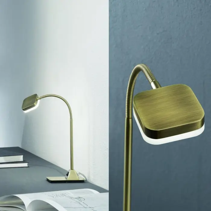 Hausmarke LED-Tischleuchte STENO LA 4-1153 Patina