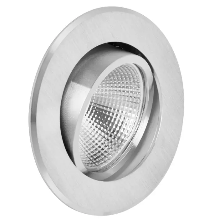 LED-Einbaustrahler MOBiDIM COB CLASSIC R 8,5W D2W 45° alu