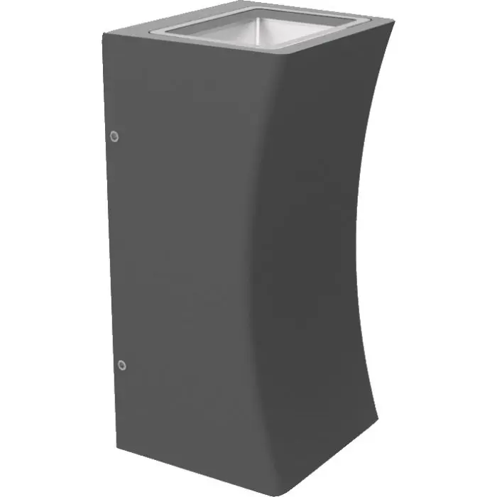 Wandleuchte CURVELINE IP54 2x6W 830 dunkelgrau Wandleuchte CURVELINE IP54 2x6W 830 dunkelgrau