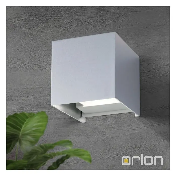 Hausmarke LED-Wandaußenleuchte CUBE AL 11-1192 Alu
