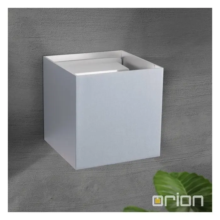 Hausmarke LED-Wandaußenleuchte CUBE AL 11-1192 Alu