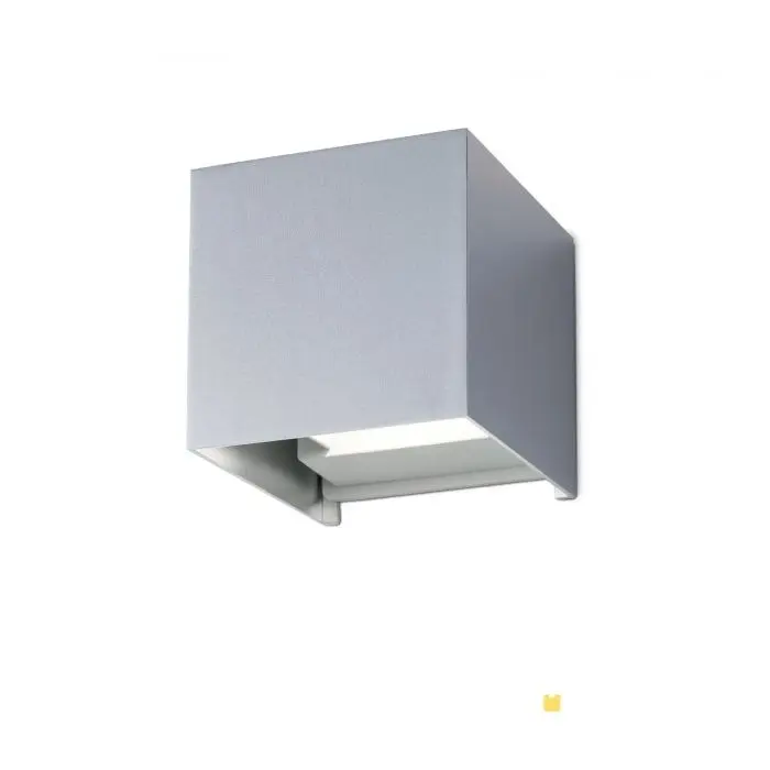 Hausmarke LED-Wandaußenleuchte CUBE AL 11-1192 Alu Hausmarke LED-Wandaußenleuchte CUBE AL 11-1192 Alu