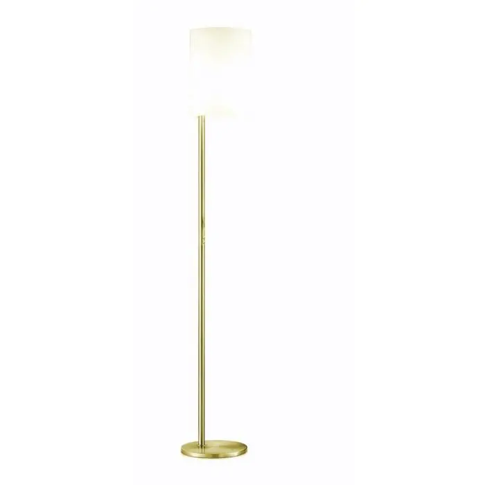 GKS Knapstein LED-Deckenfluter KIRA Messing matt/Chintz weiß 41.953.03-10 GKS Knapstein LED-Deckenfluter KIRA Messing matt/Chintz weiß 41.953.03-10