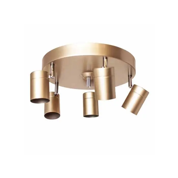 By Rydens Deckenleuchte Correct 5-flam Gold matt 4200730-6501 By Rydens Deckenleuchte Correct 5-flam Gold matt 4200730-6501